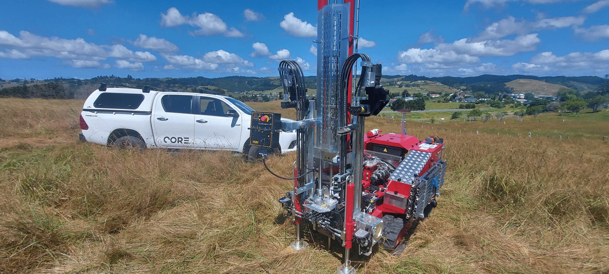Soil + Sample conducting geotechnical site investigations in Northland